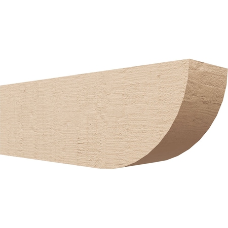 Ekena Millwork 6in. W x 8in. H x 24in. L Durham Woodgrain TimberThane Rafter Tail, Primed Tan RFTUR06X08X24DURRCPR